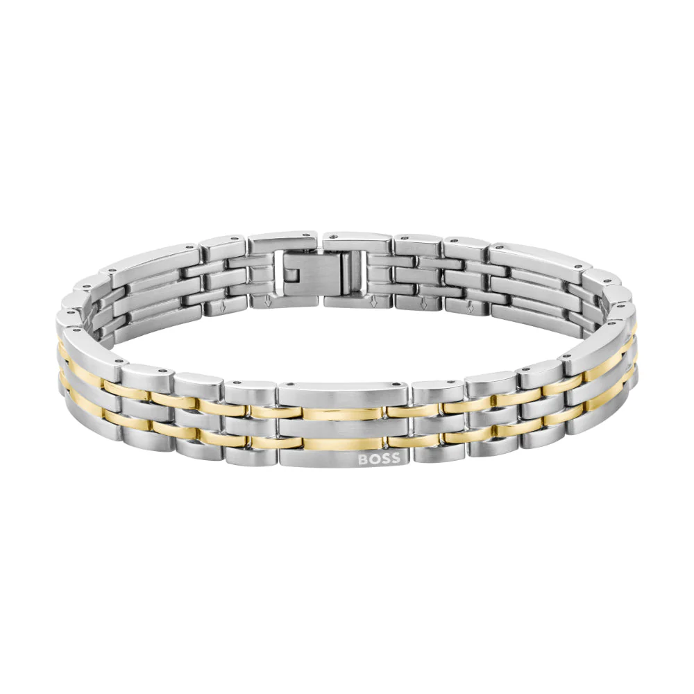 Boss Bi-Colour Wesley Stainless Steel Bracelet