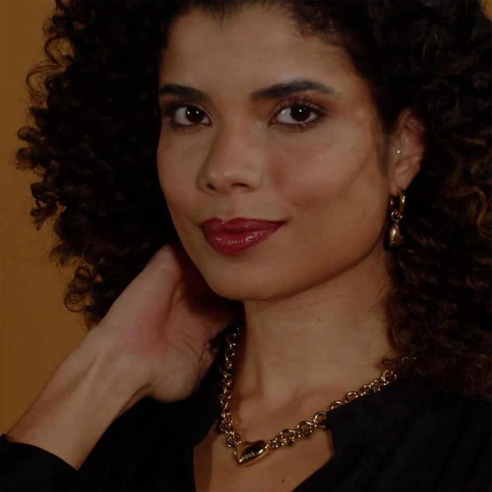 Boss Gold Honey Love Ladies IP Necklace - Image 3