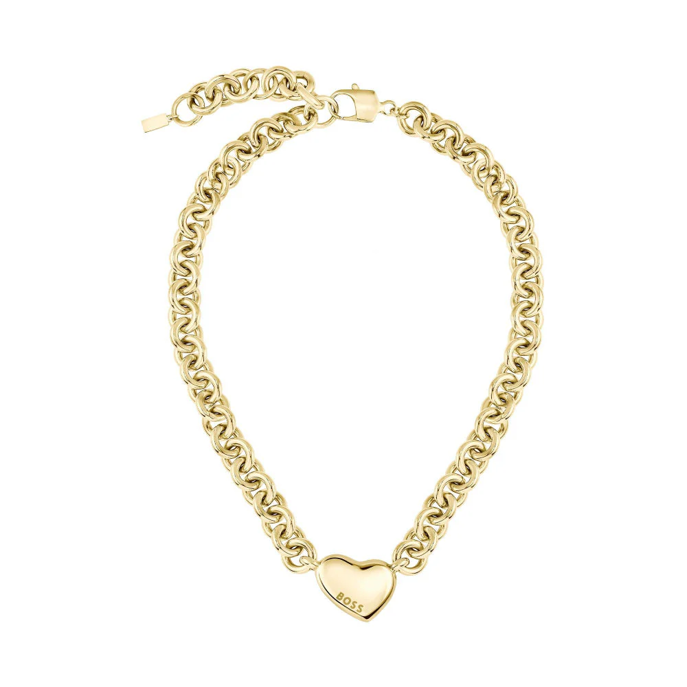 Boss Gold Honey Love Ladies IP Necklace - Image 7