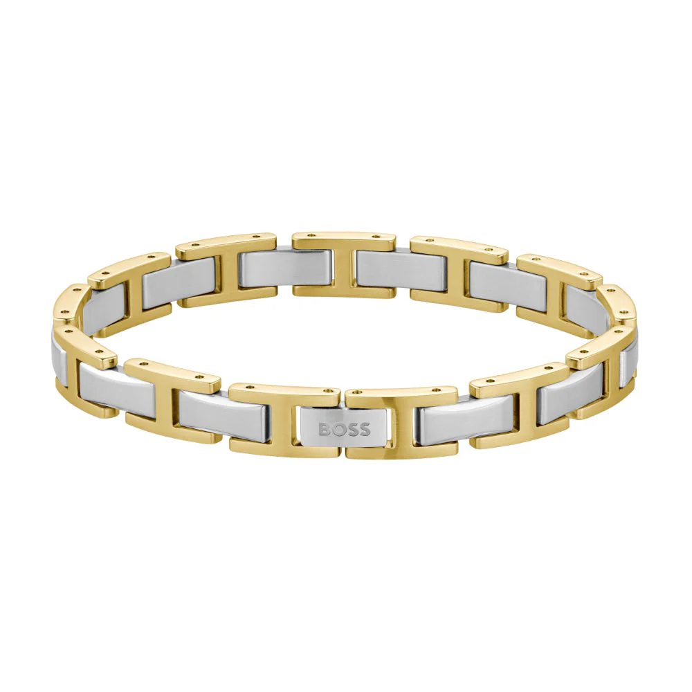 Boss Gold Nolan Stainless Steel Bracelet