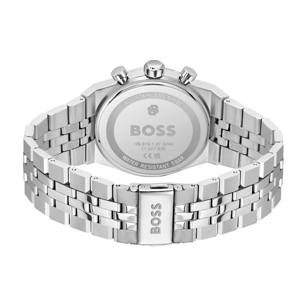 Boss Silver Candor Prime Stainless Steel Watch - Image 5