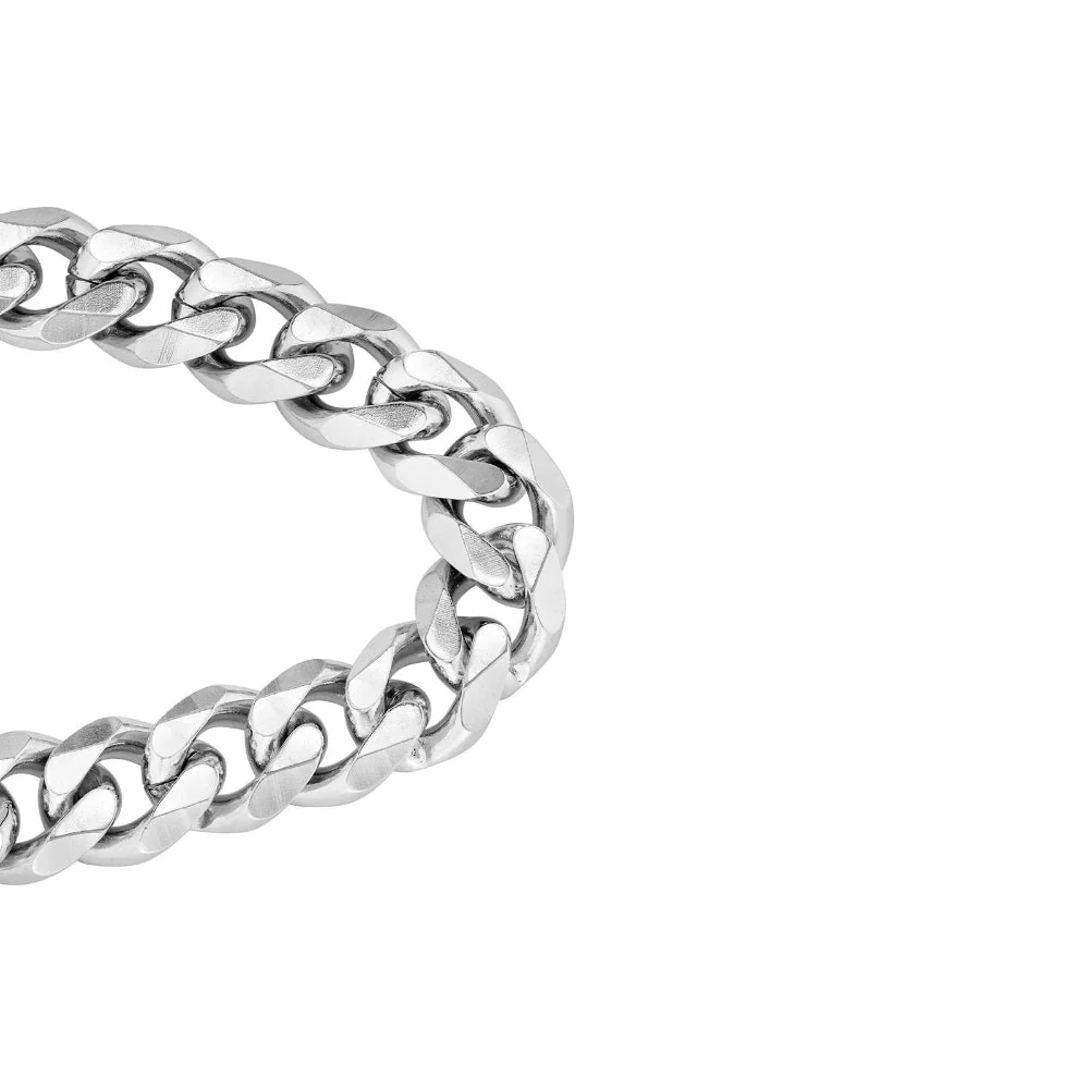 Boss Silver Chain Mens Bracelet - Image 4