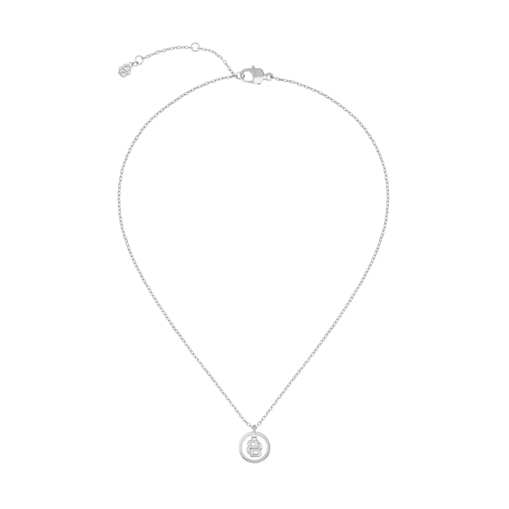 Boss Silver Double B Divine Stainless Steel Necklace