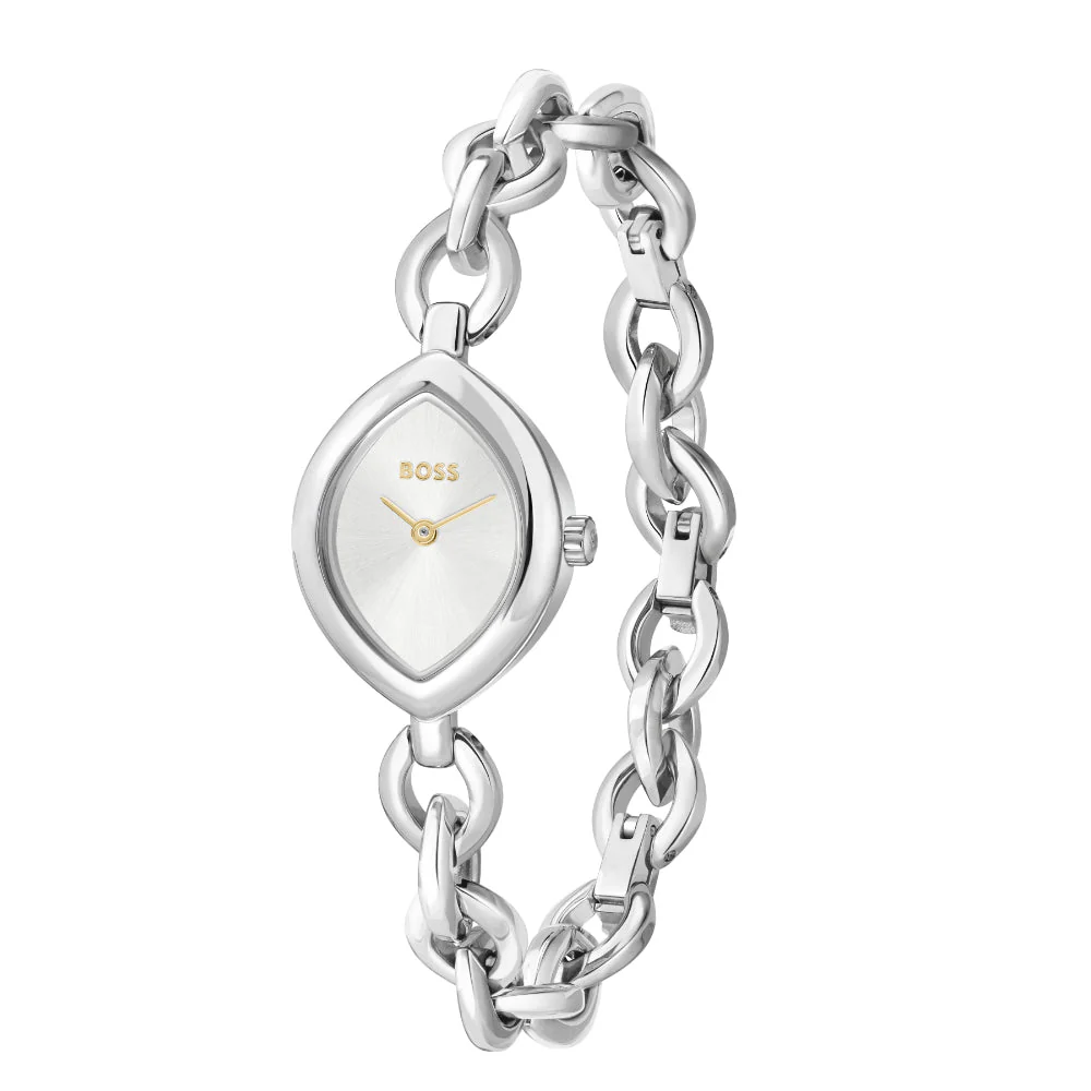 Boss Silver Fiora Stainless Steel Watch - Image 4