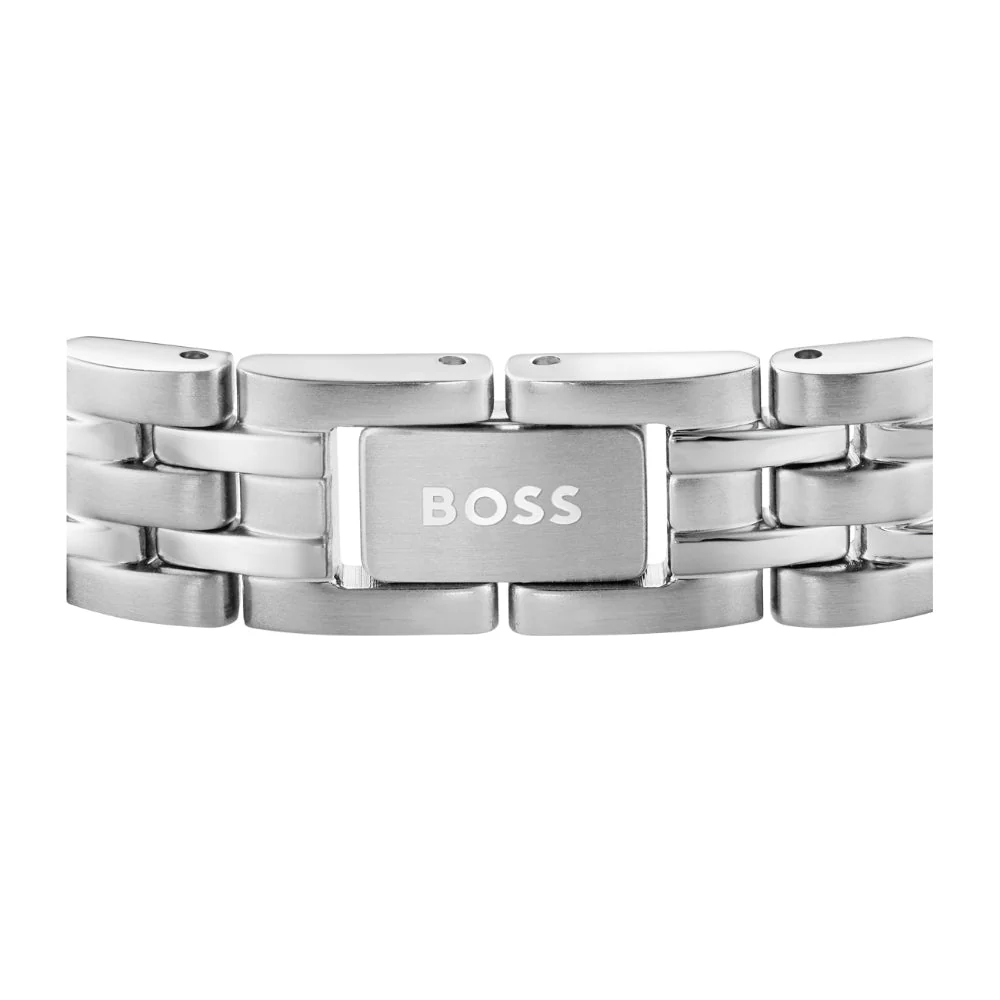 Boss Silver Wesley Stainless Steel Bracelet - Image 4