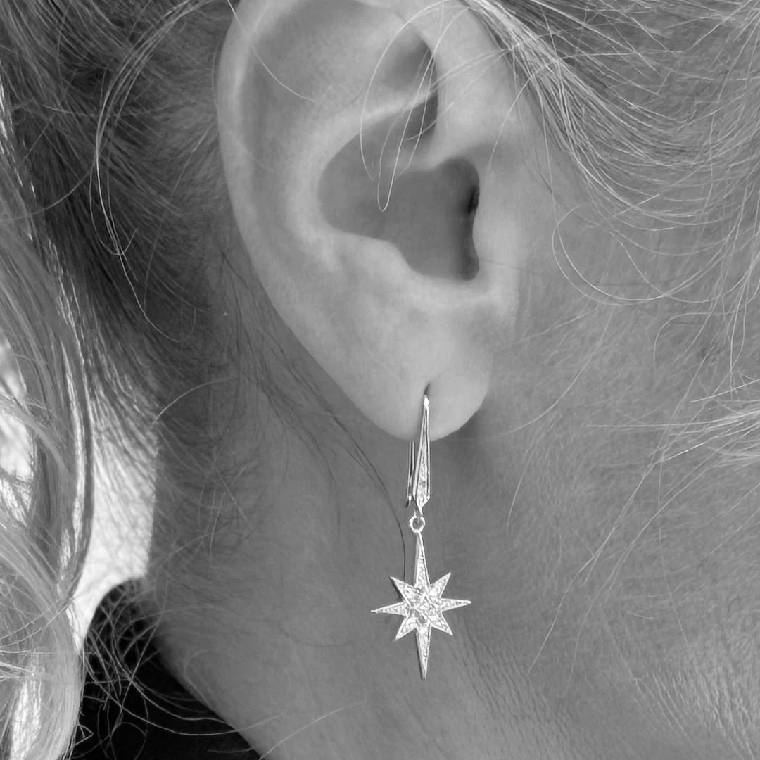Kit Heath Celeste North Star Grande Drop Earring - Image 2