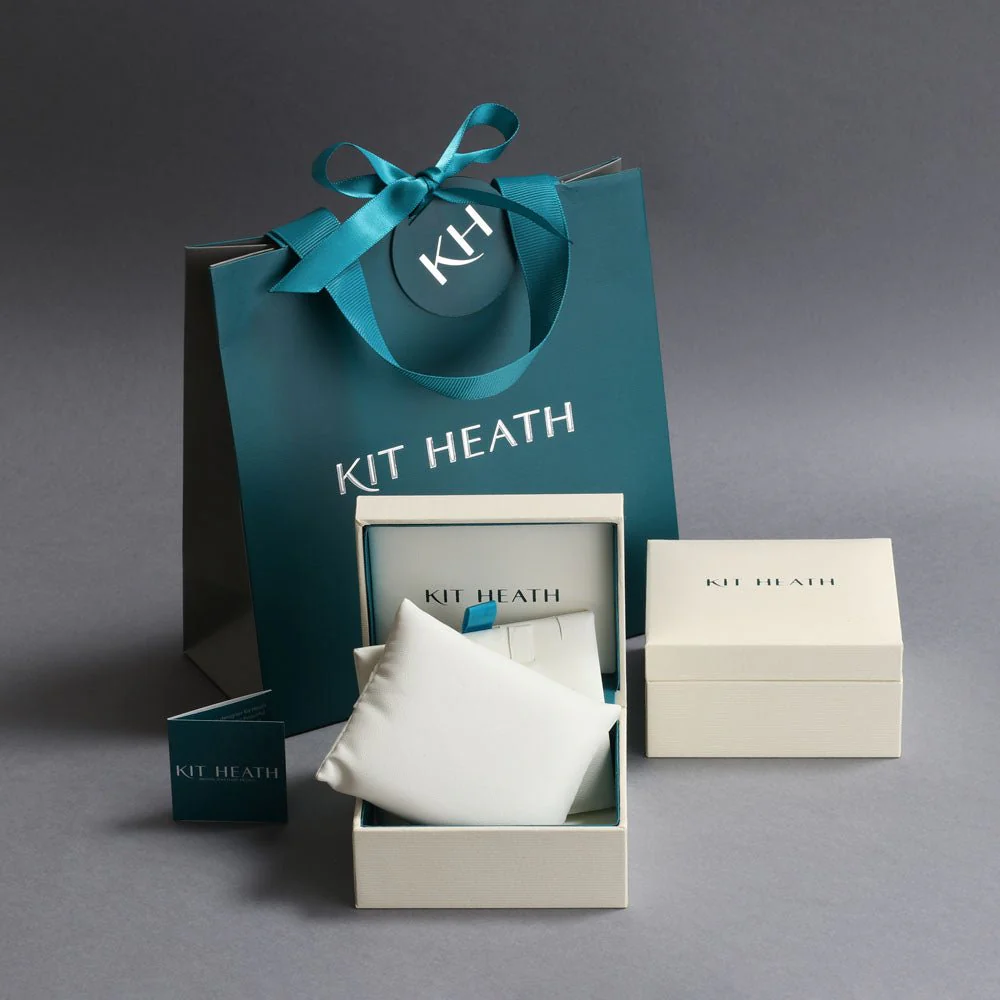 Kit Heath Silver Coast Pebble Glisten Pavé Station Bracelet - Image 3