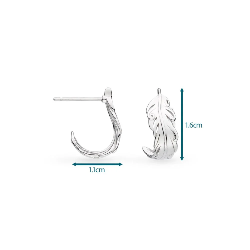 Kit Heath Feather Wisp Hoop Earrings - Image 3