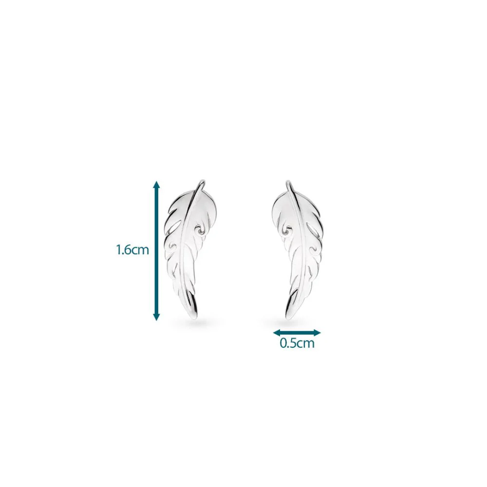 Kit Heath Feather Wisp Stud Earrings - Image 3