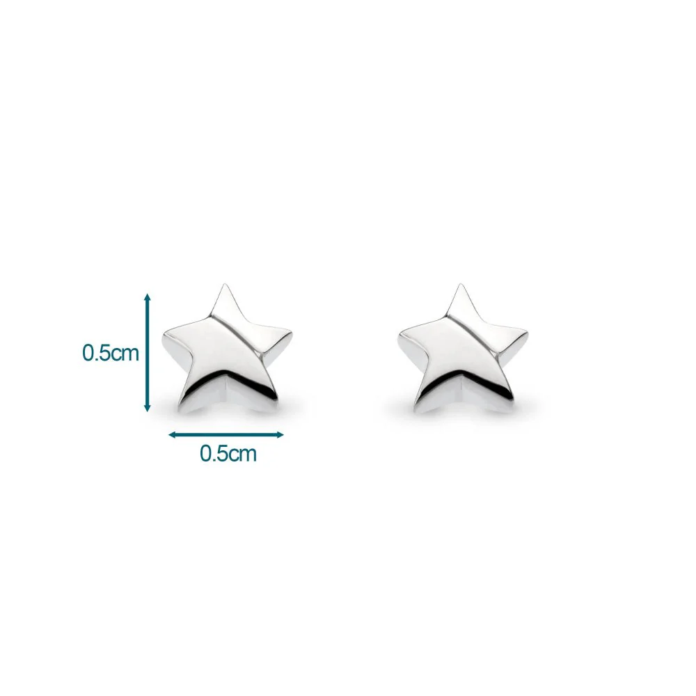 Kit Heath Miniatures Starlight Silver Stud Earrings - Image 3