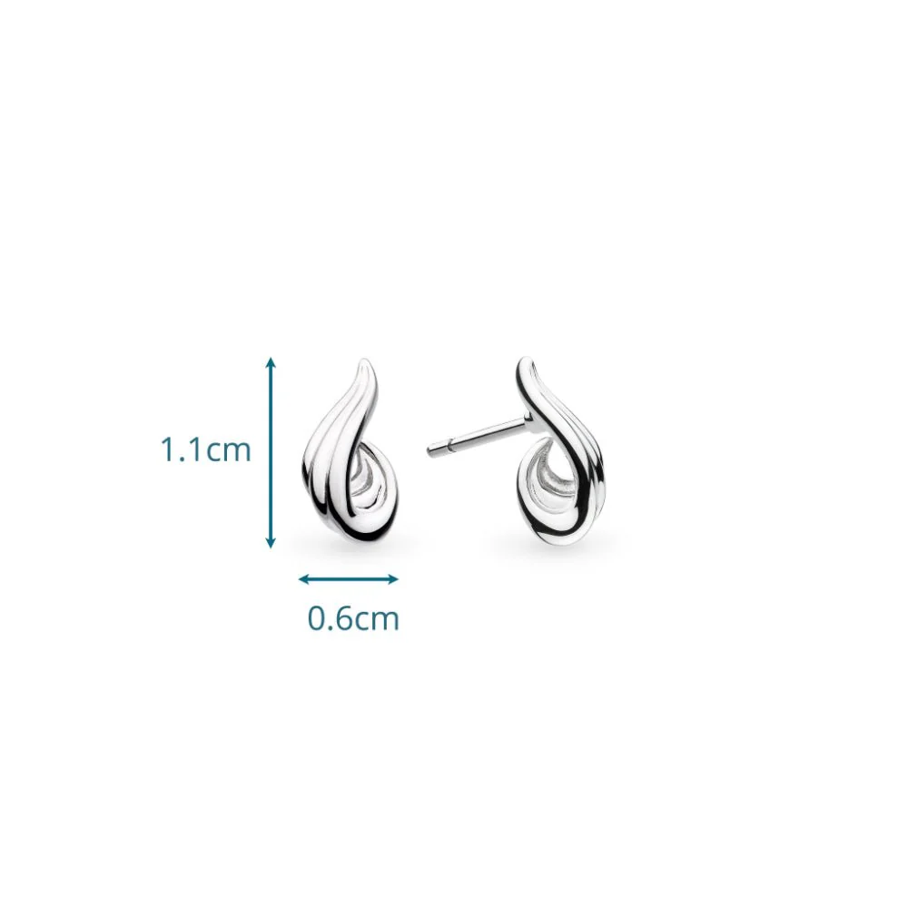 Kit Heath Oceane Shell Wave Stud Earrings - Image 4