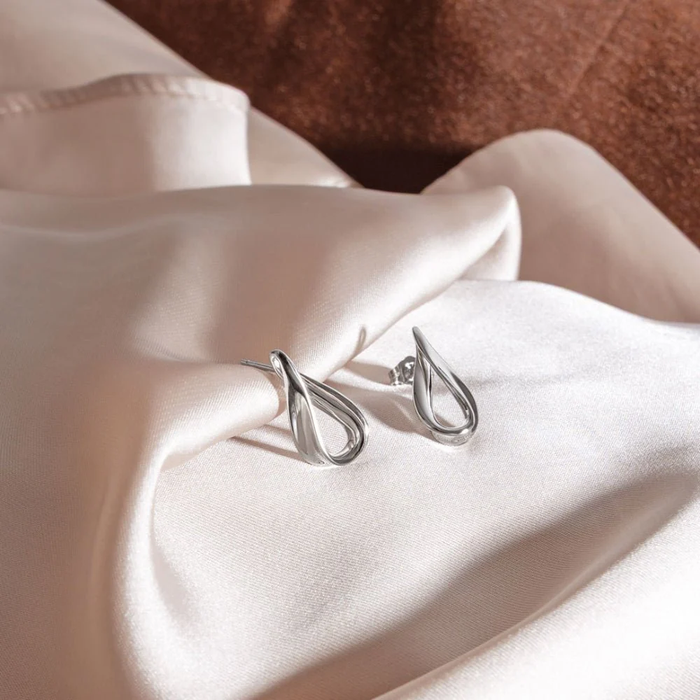 Kit Heath Serenity Loop Grande Stud Earrings - Image 4