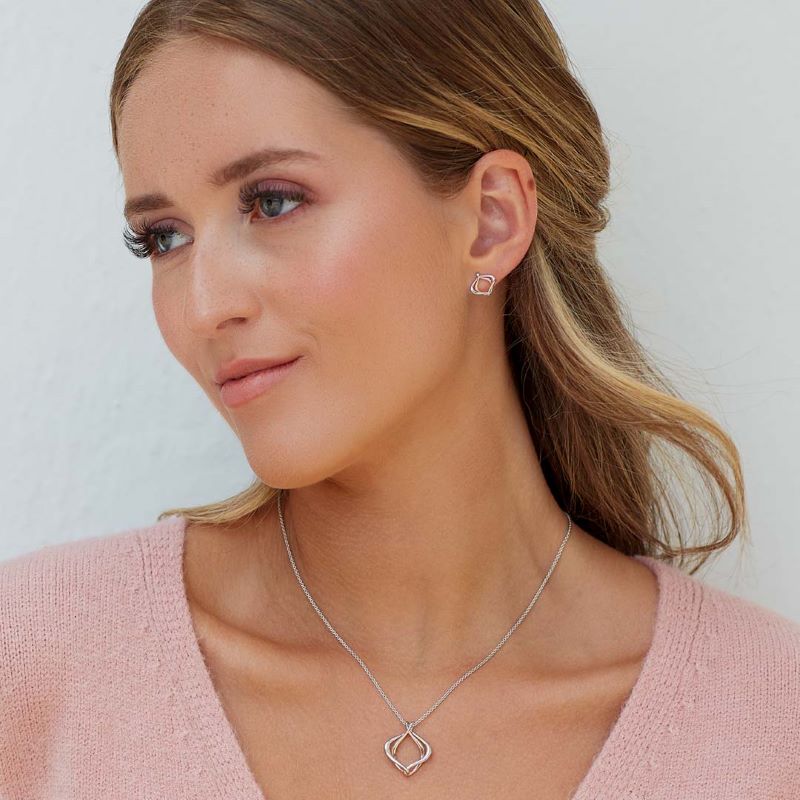 Kit Heath Silver Alicia Rose Petite Necklace - Image 2