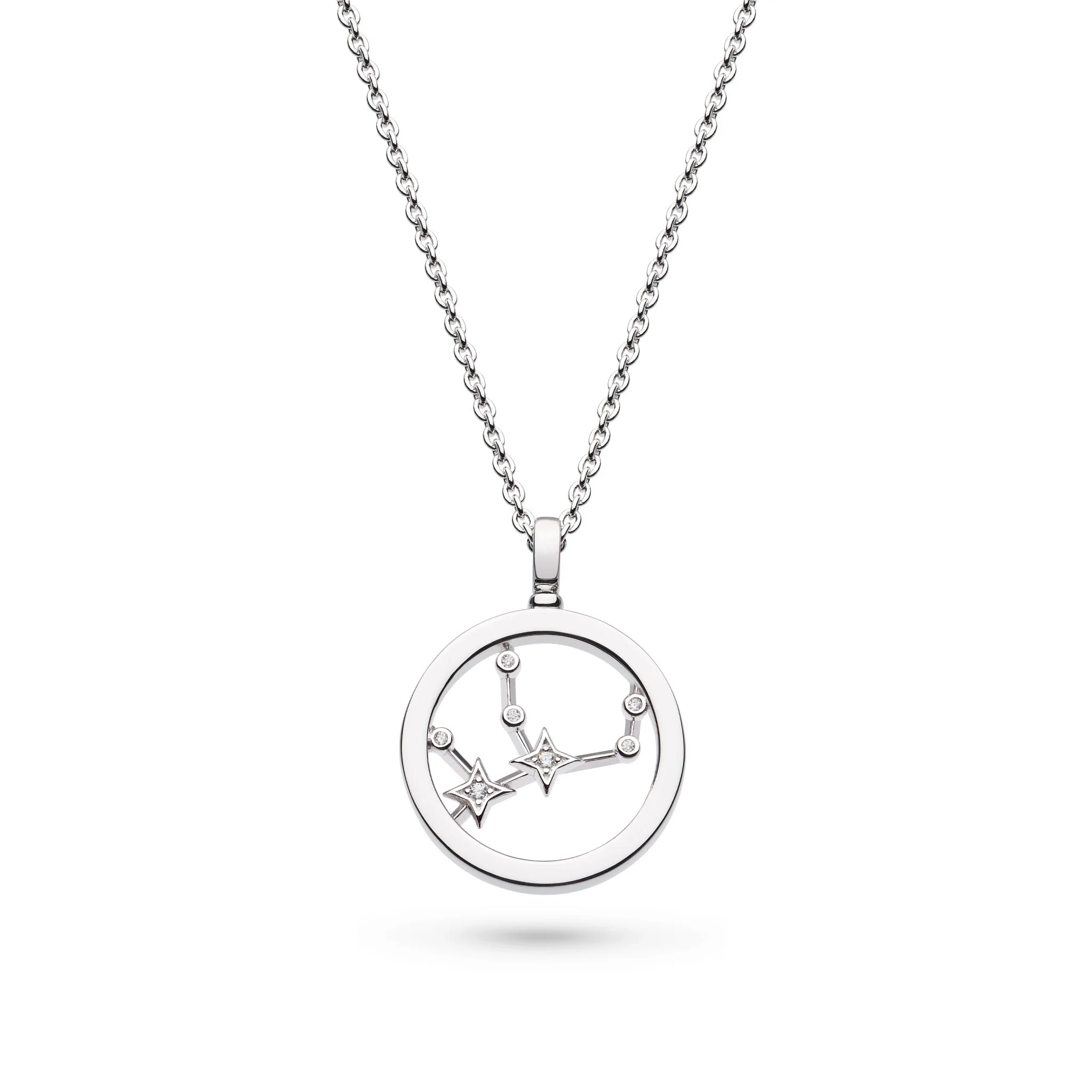 Kit Heath Silver Celeste Constellation Zodiac Necklace - Image 12