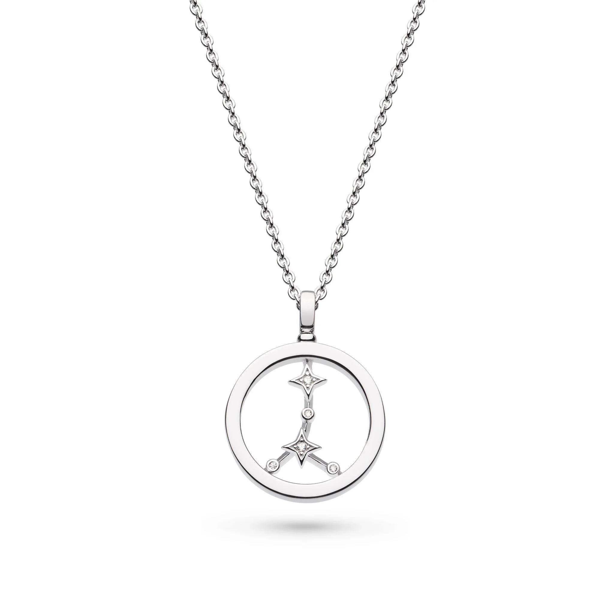 Kit Heath Silver Celeste Constellation Zodiac Necklace - Image 13