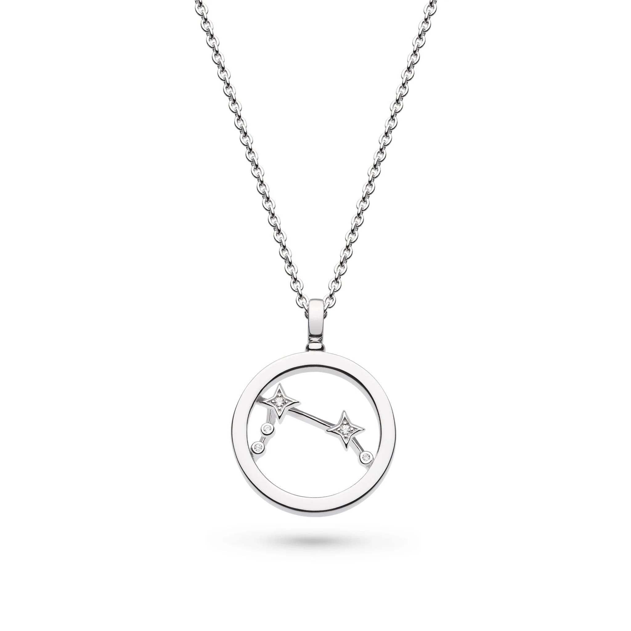 Kit Heath Silver Celeste Constellation Zodiac Necklace - Image 3