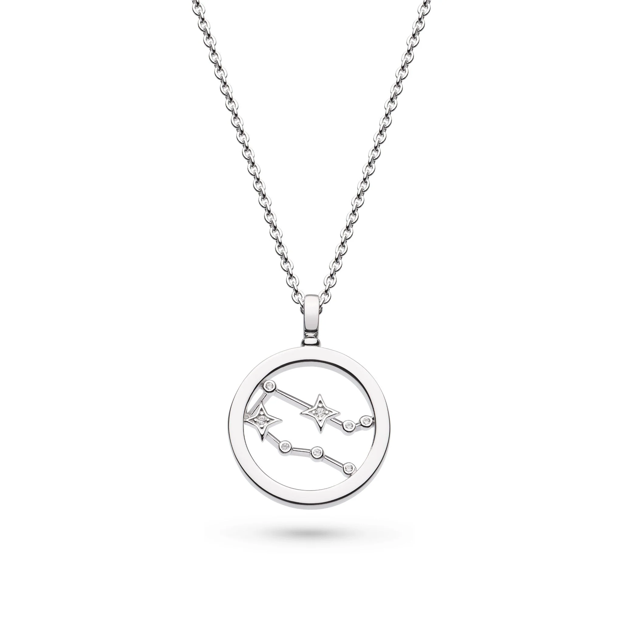 Kit Heath Silver Celeste Constellation Zodiac Necklace - Image 5