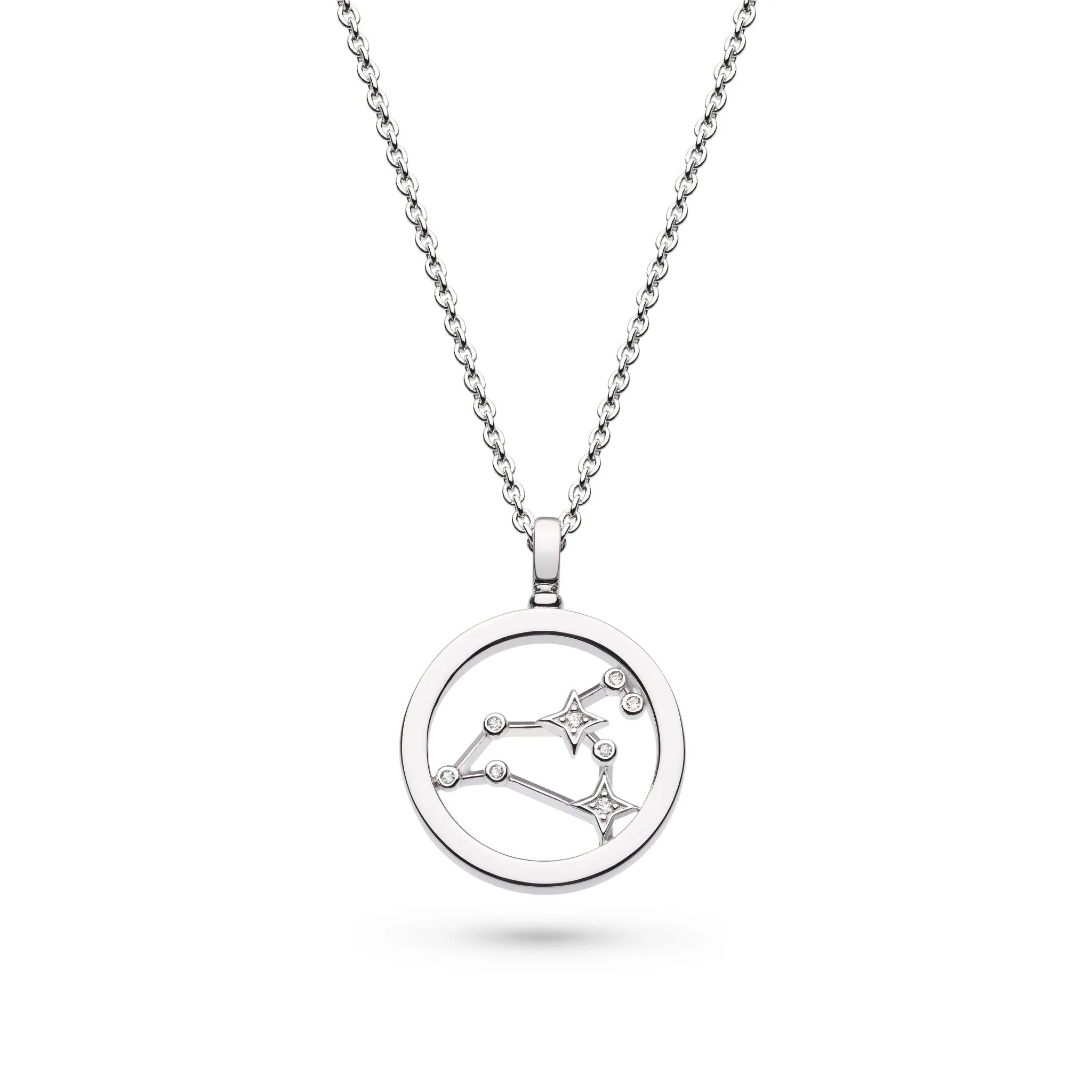 Kit Heath Silver Celeste Constellation Zodiac Necklace - Image 6