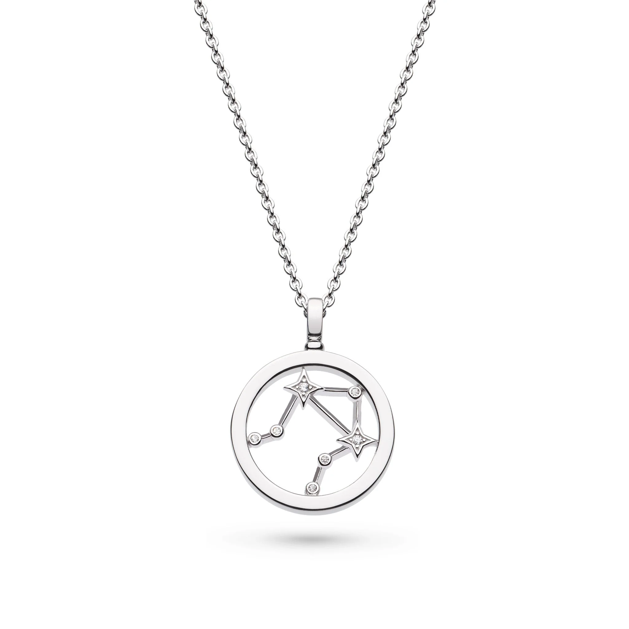 Kit Heath Silver Celeste Constellation Zodiac Necklace - Image 7