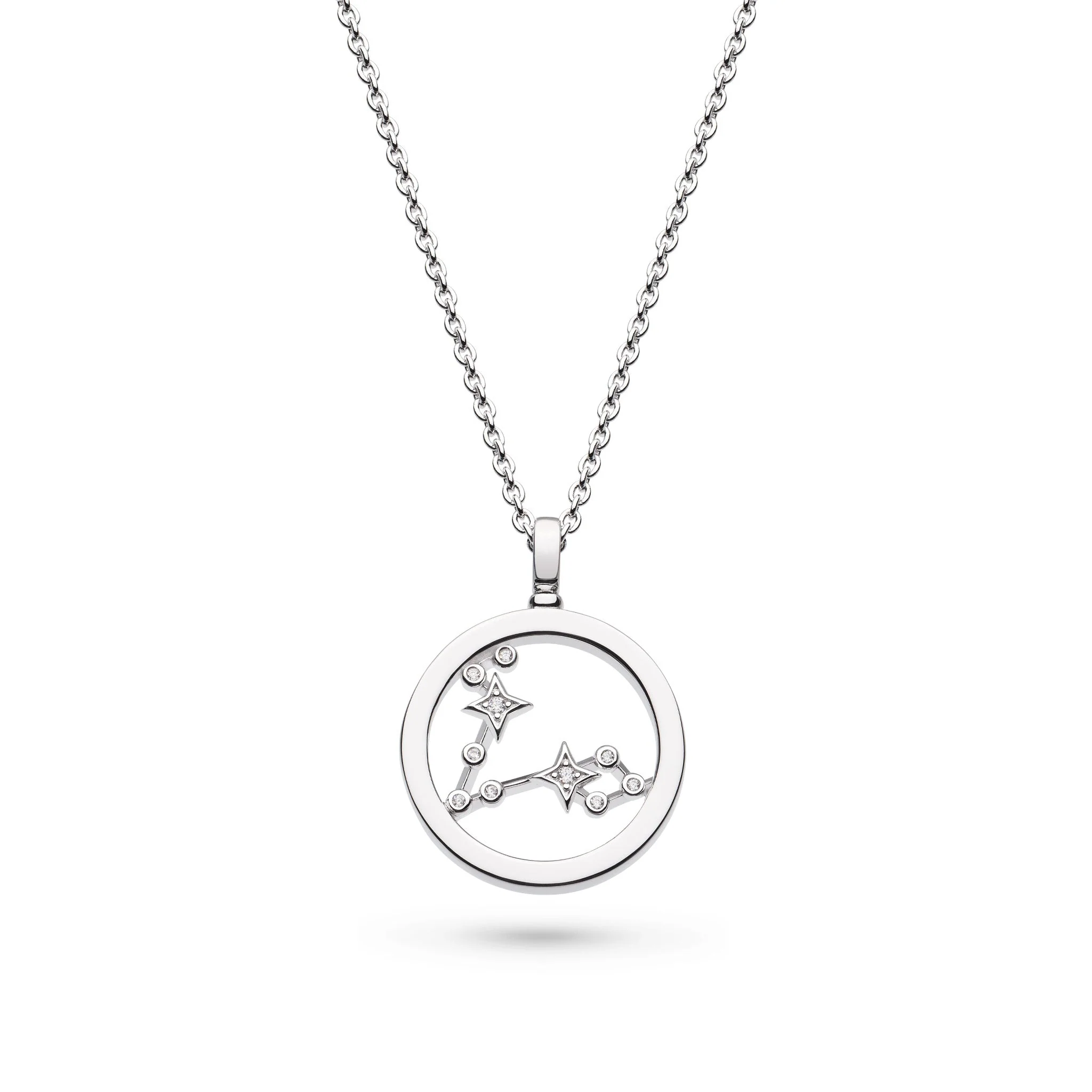Kit Heath Silver Celeste Constellation Zodiac Necklace - Image 8