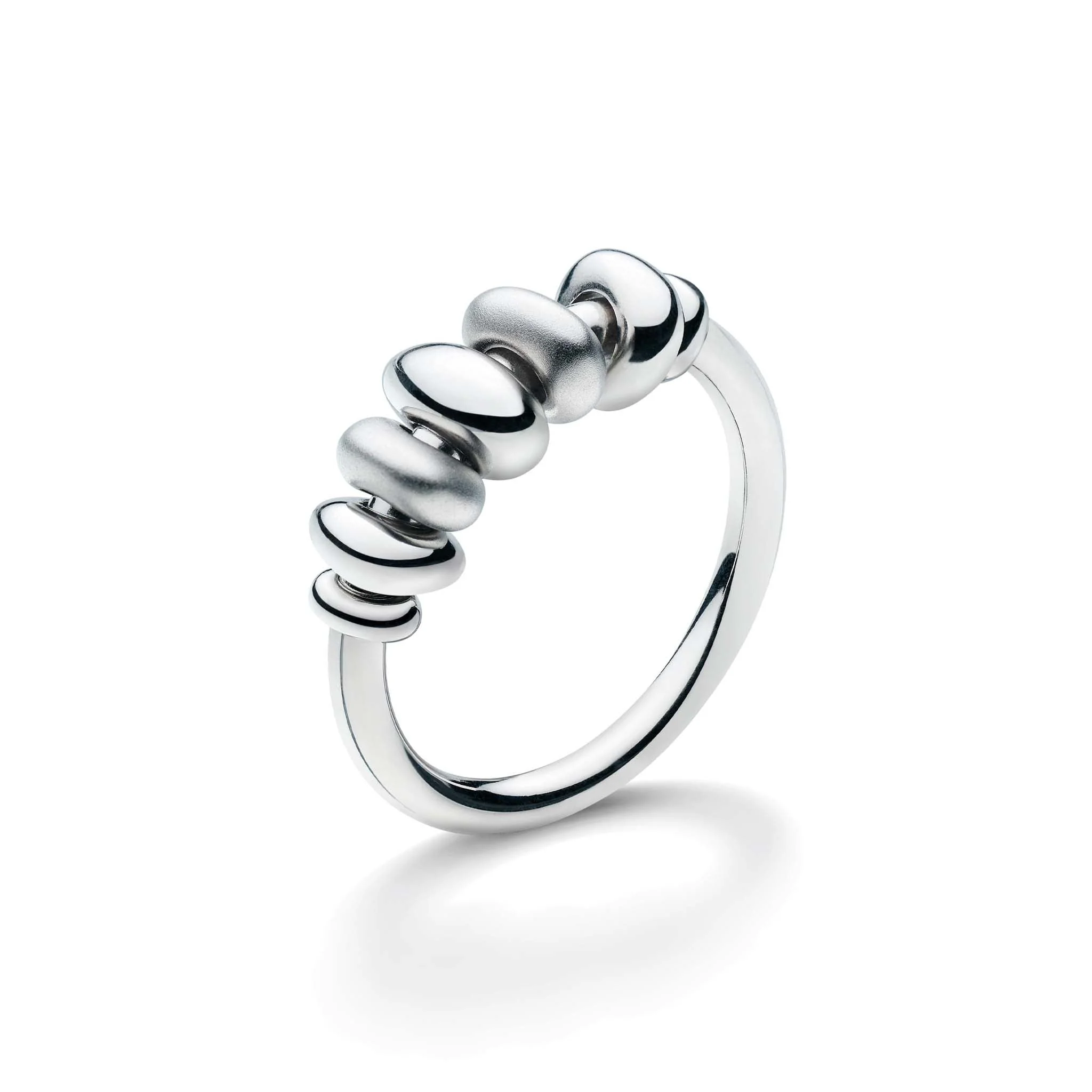 Kit Heath Silver Coast Tumble Sand Ring