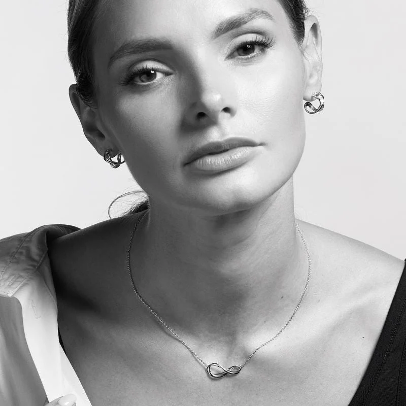 Kit Heath Silver Infinity Necklace - Image 2