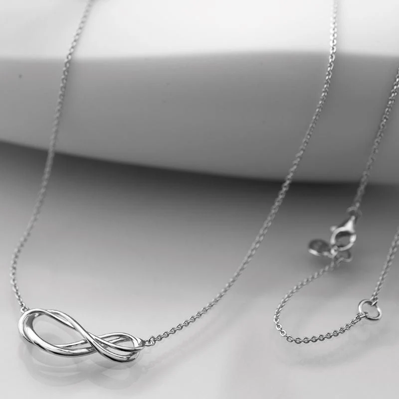 Kit Heath Silver Infinity Necklace - Image 3