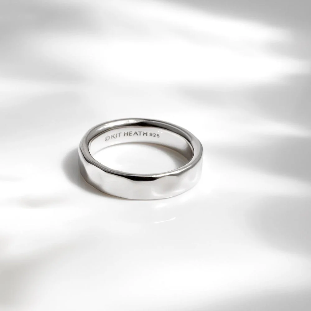 Kit Heath Silver Mirage Reflect RP 8mm Band Ring - Image 6
