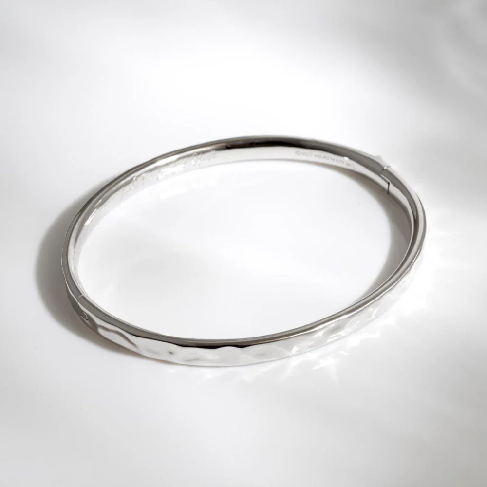 Kit Heath Silver Mirage Reflect RP M/L Hinged Bangle (H) - Image 5
