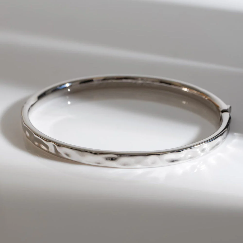 Kit Heath Silver Mirage Reflect RP M/L Hinged Bangle (H) - Image 6