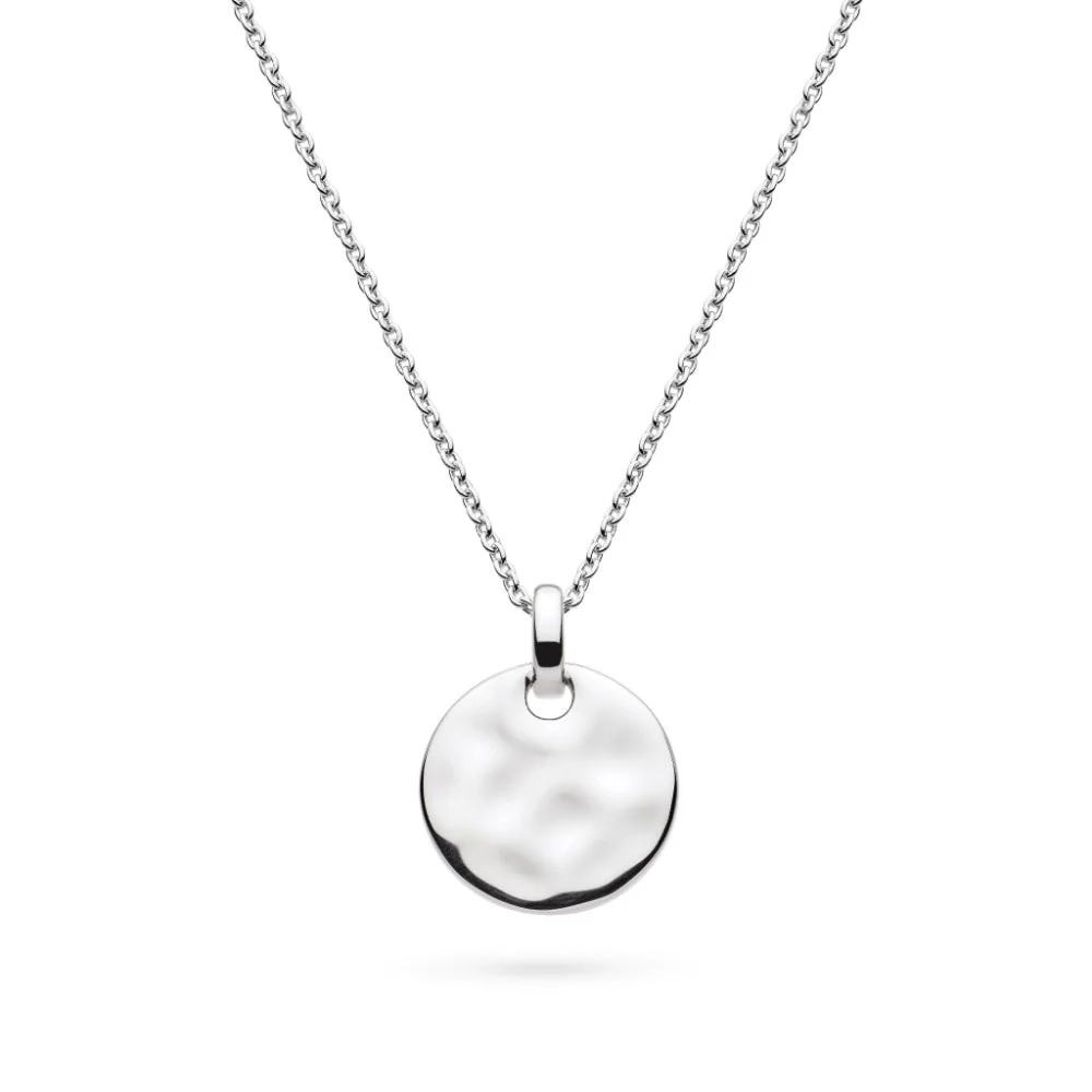Kit Heath Silver Mirage Reflect RP Round Disc 18" Necklace