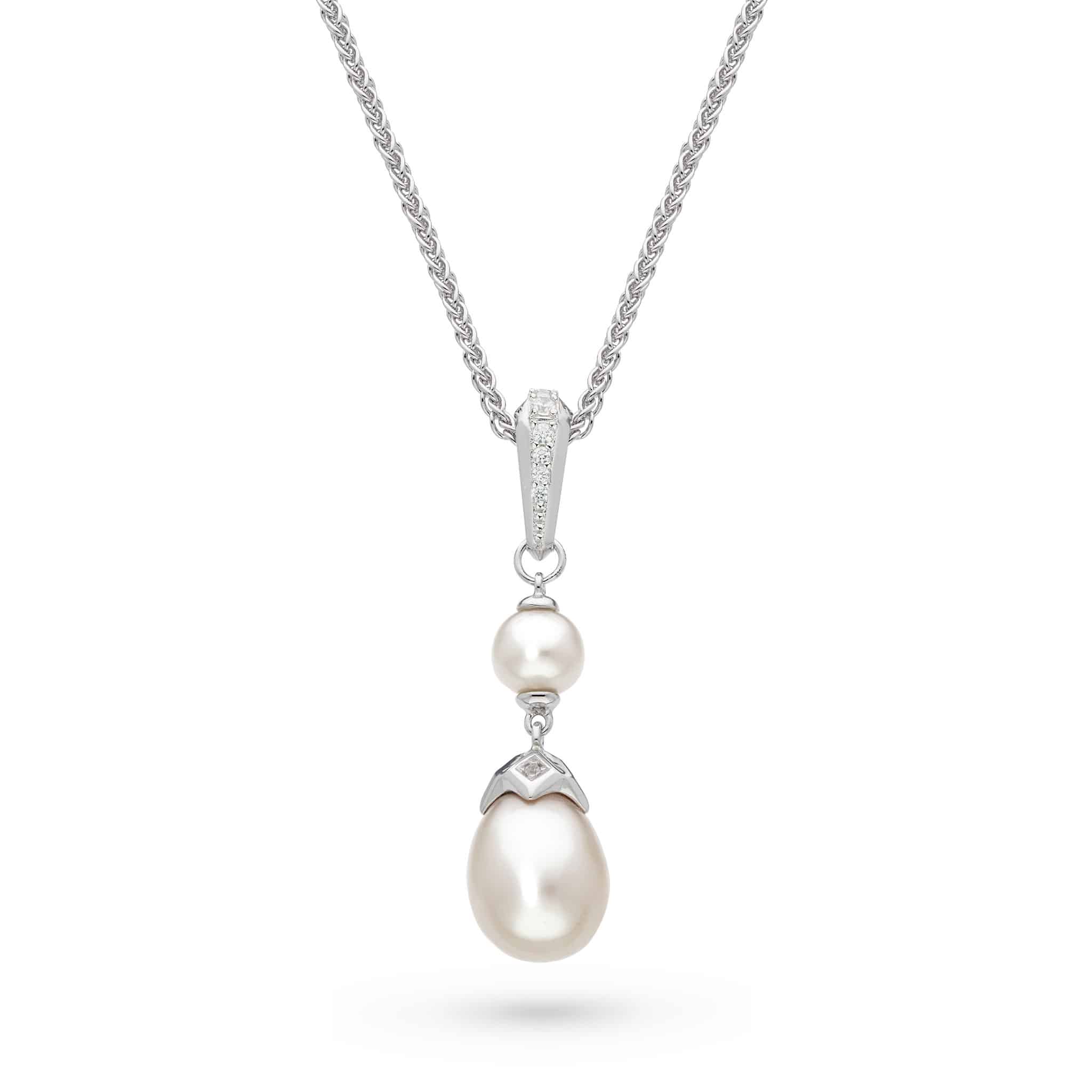 Kit Heath Silver Revival Pearl Glitz Necklace