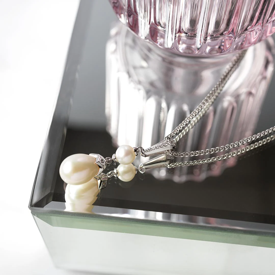 Kit Heath Silver Revival Pearl Glitz Necklace - Image 3