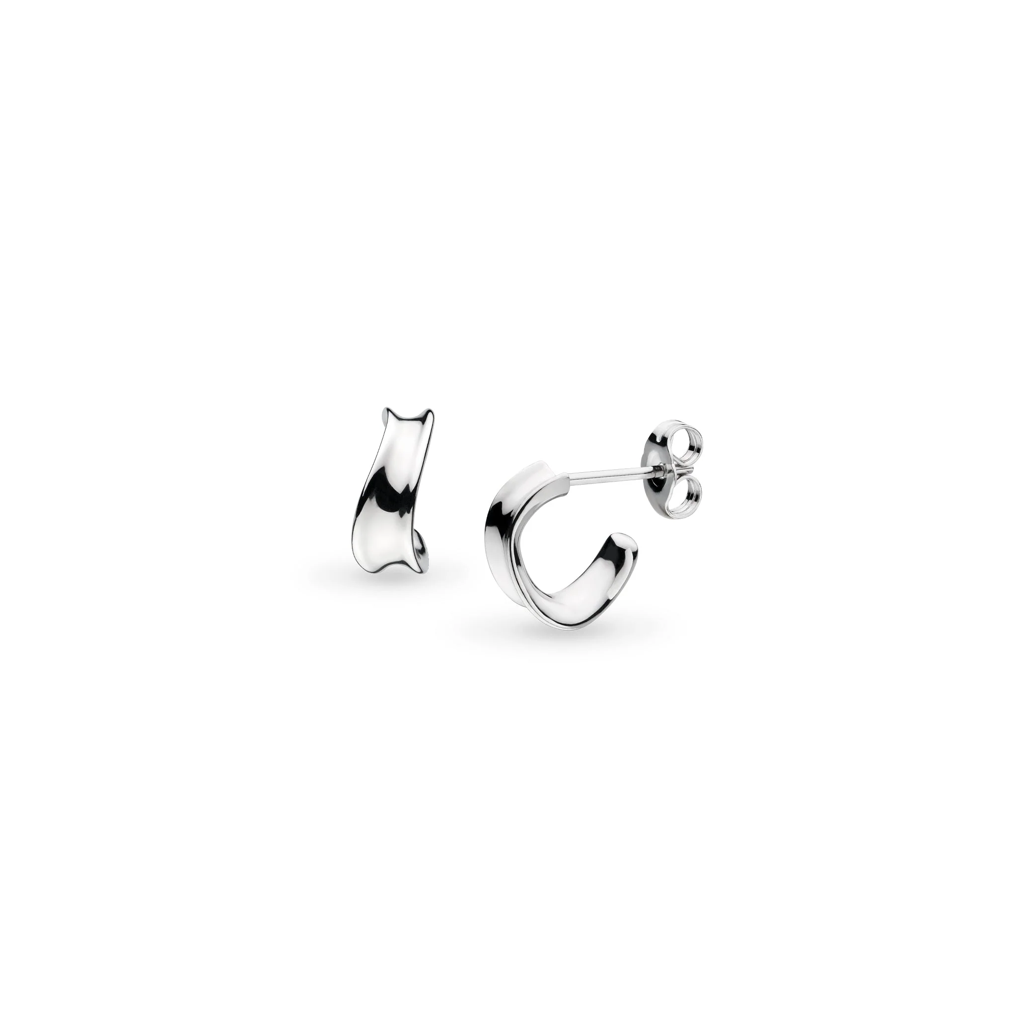 Kit Heath Silver Serenity Hoop Earrings