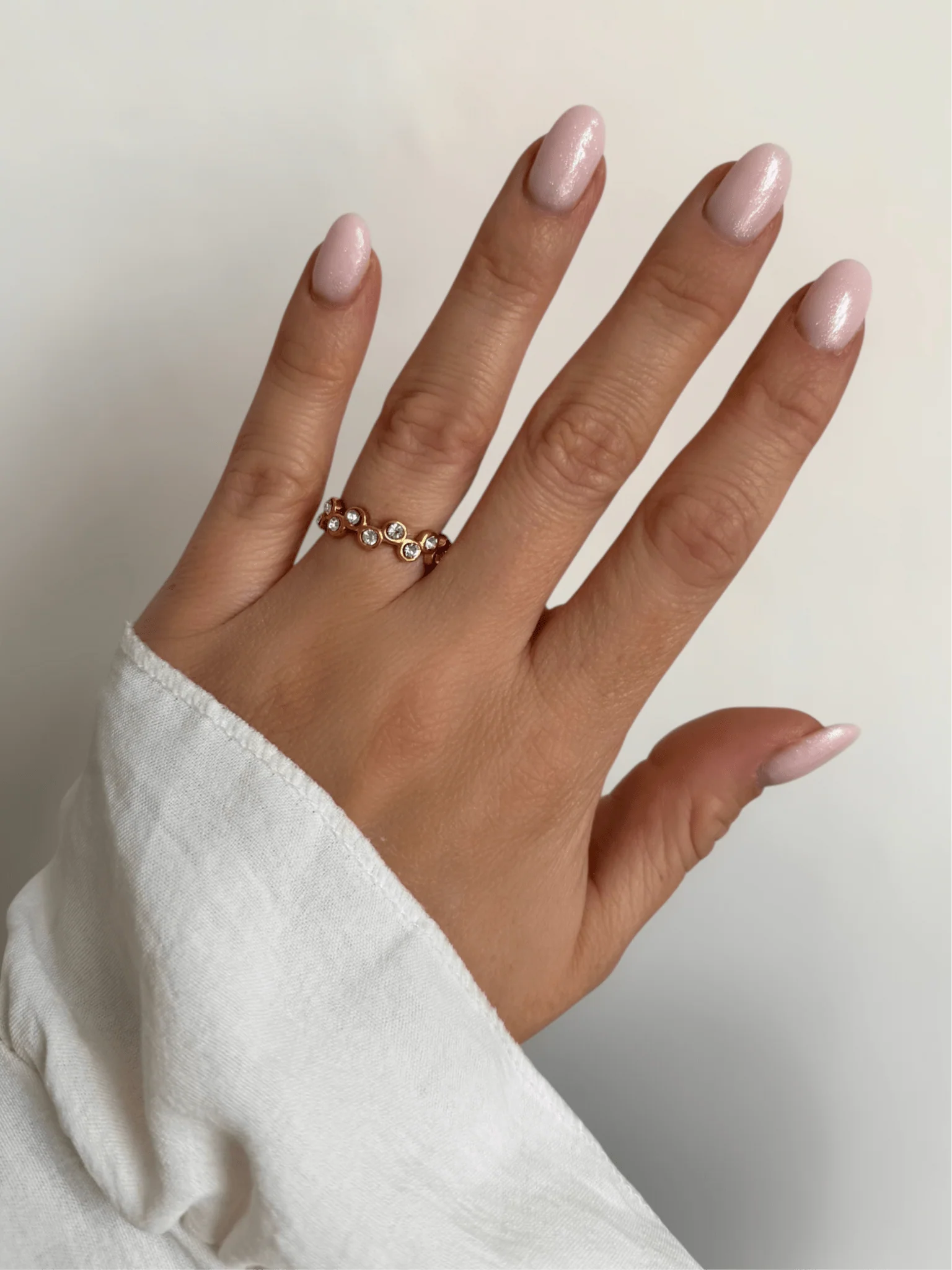 Mococo  Gold Adjustable Cluster Ring - Image 2