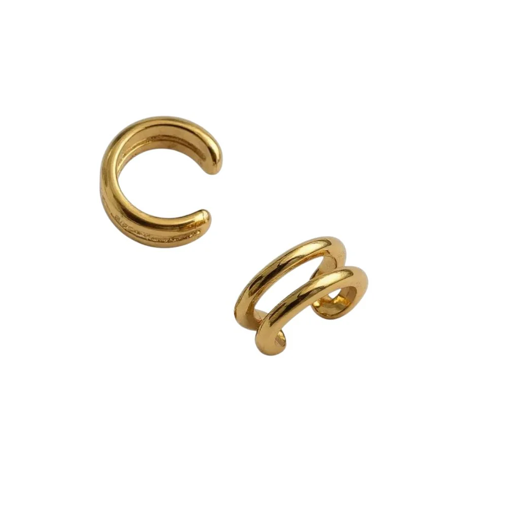 Mococo Gold Illusion Single Ear Cuff - Image 2