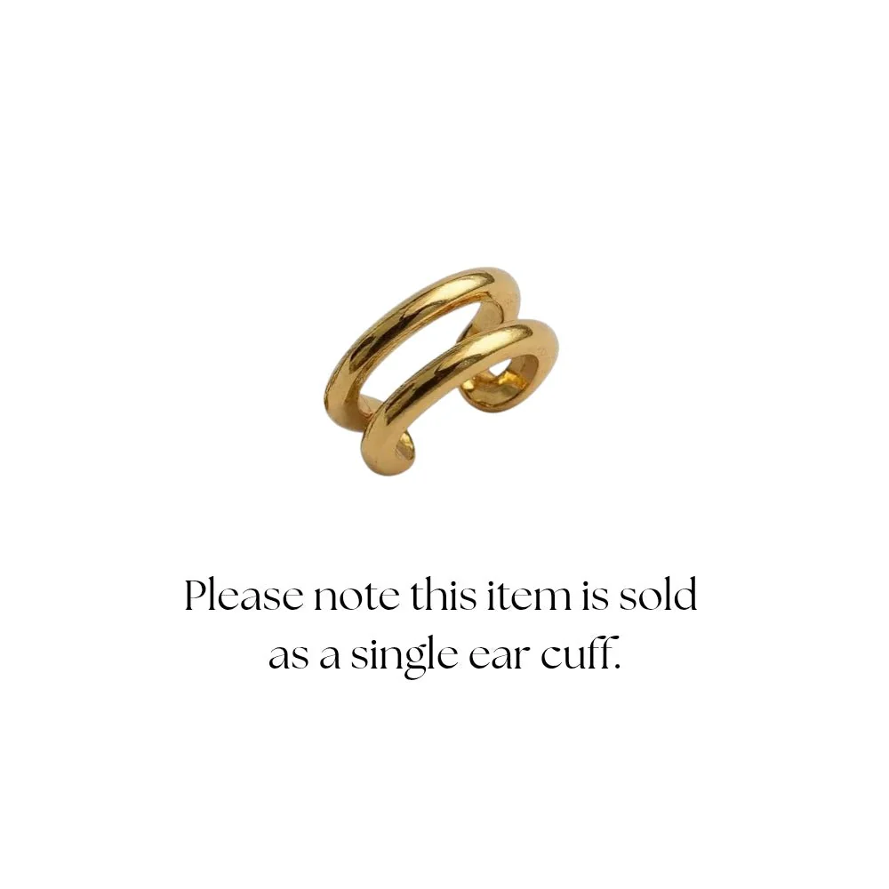 Mococo Gold Illusion Single Ear Cuff - Image 3