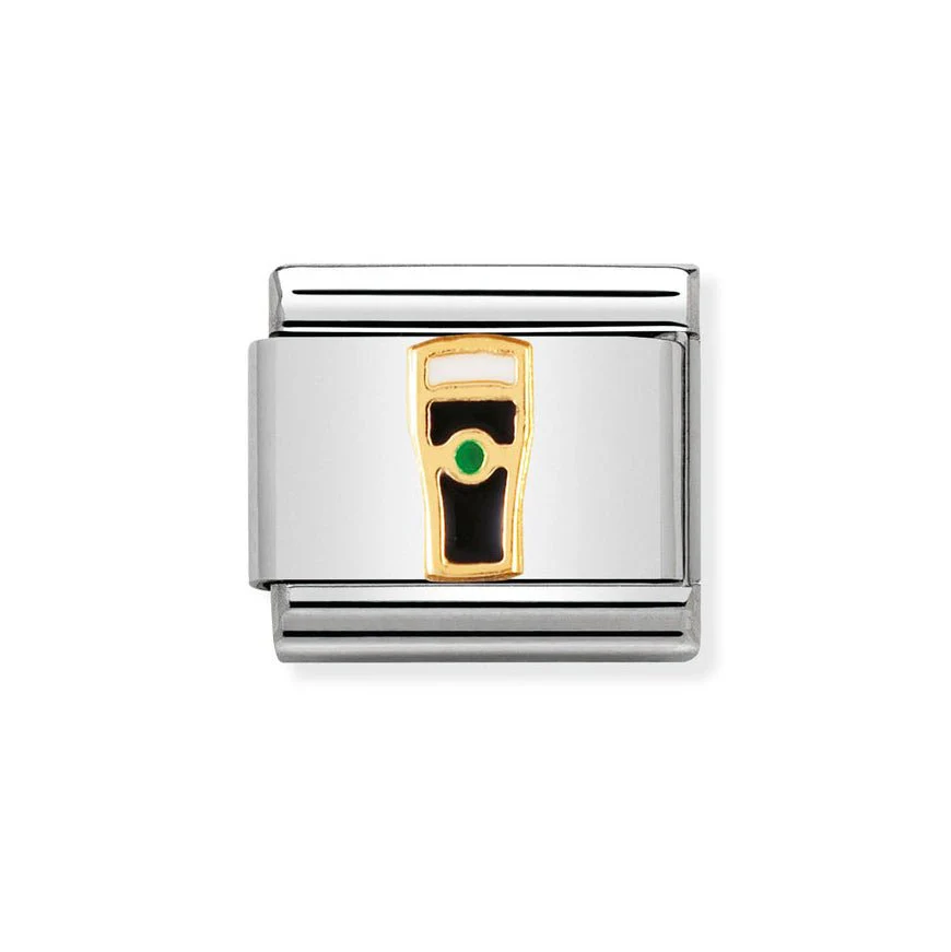 Nomination 18k Gold Classic Irish Beer Charm