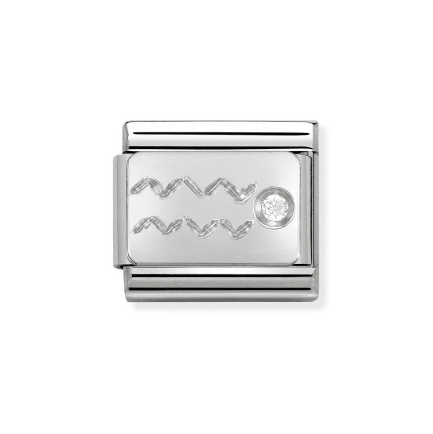 Nomination Classic Silver Zodiac Star Sign Charm - Image 2