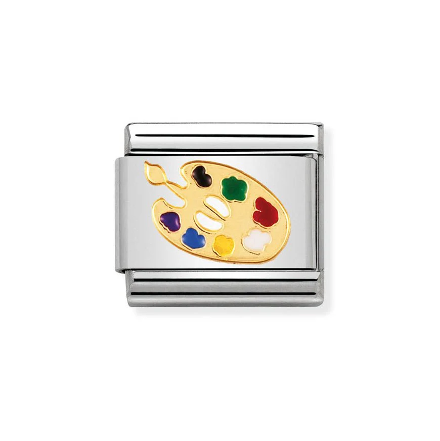 Nomination Gold Artists Palette Charm