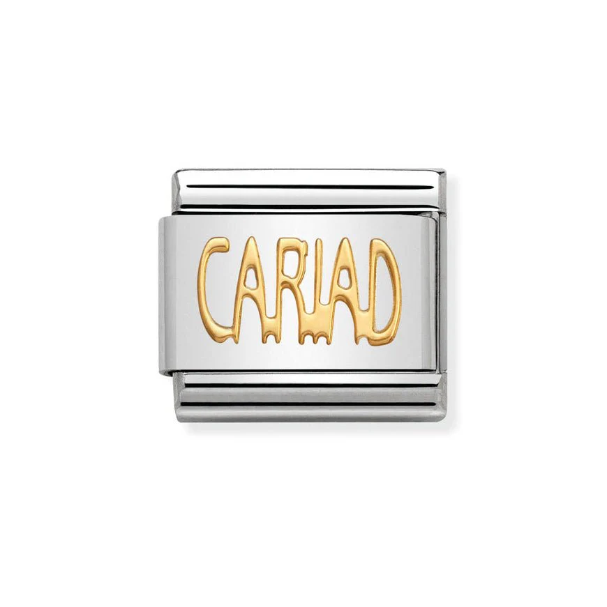 Nomination Classic 18ct Gold Cariad Charm