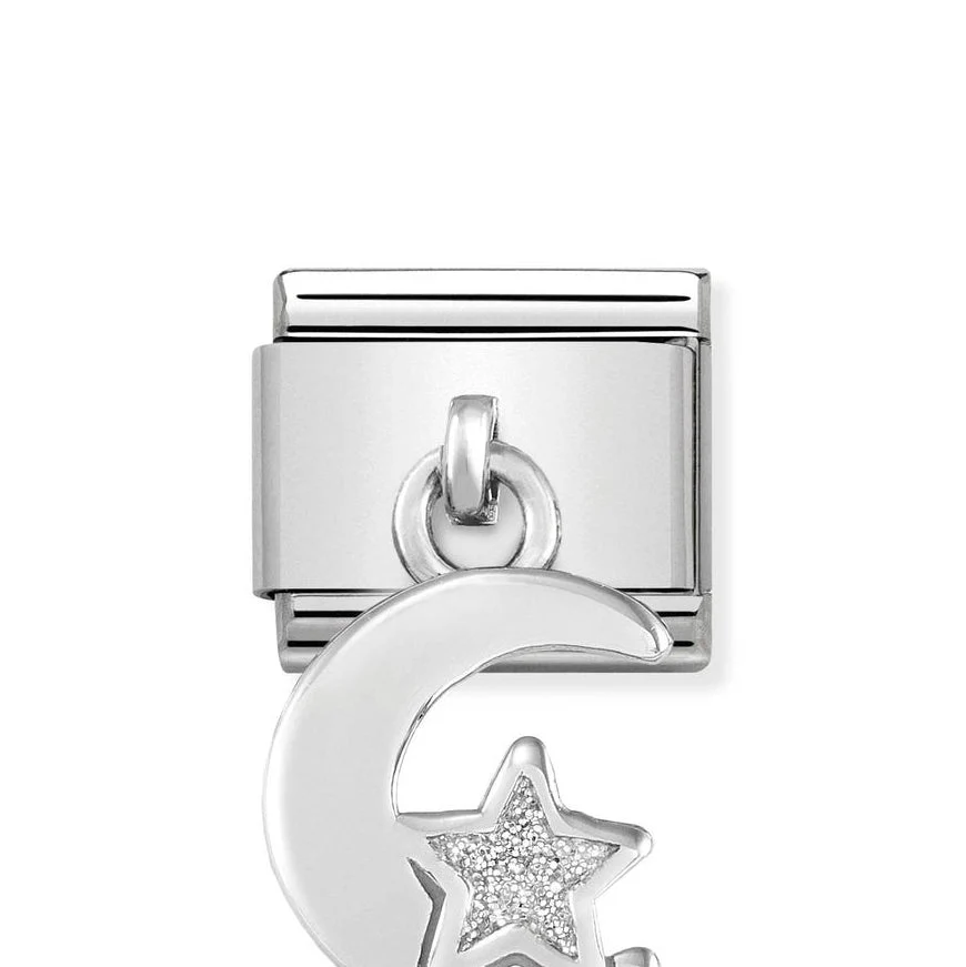 Nomination Classic Moon and Star Charm