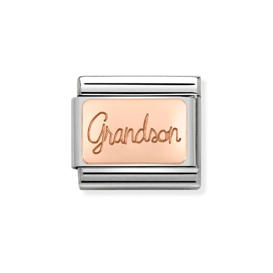 Nomination Classic Rose Gold Grandson Charm