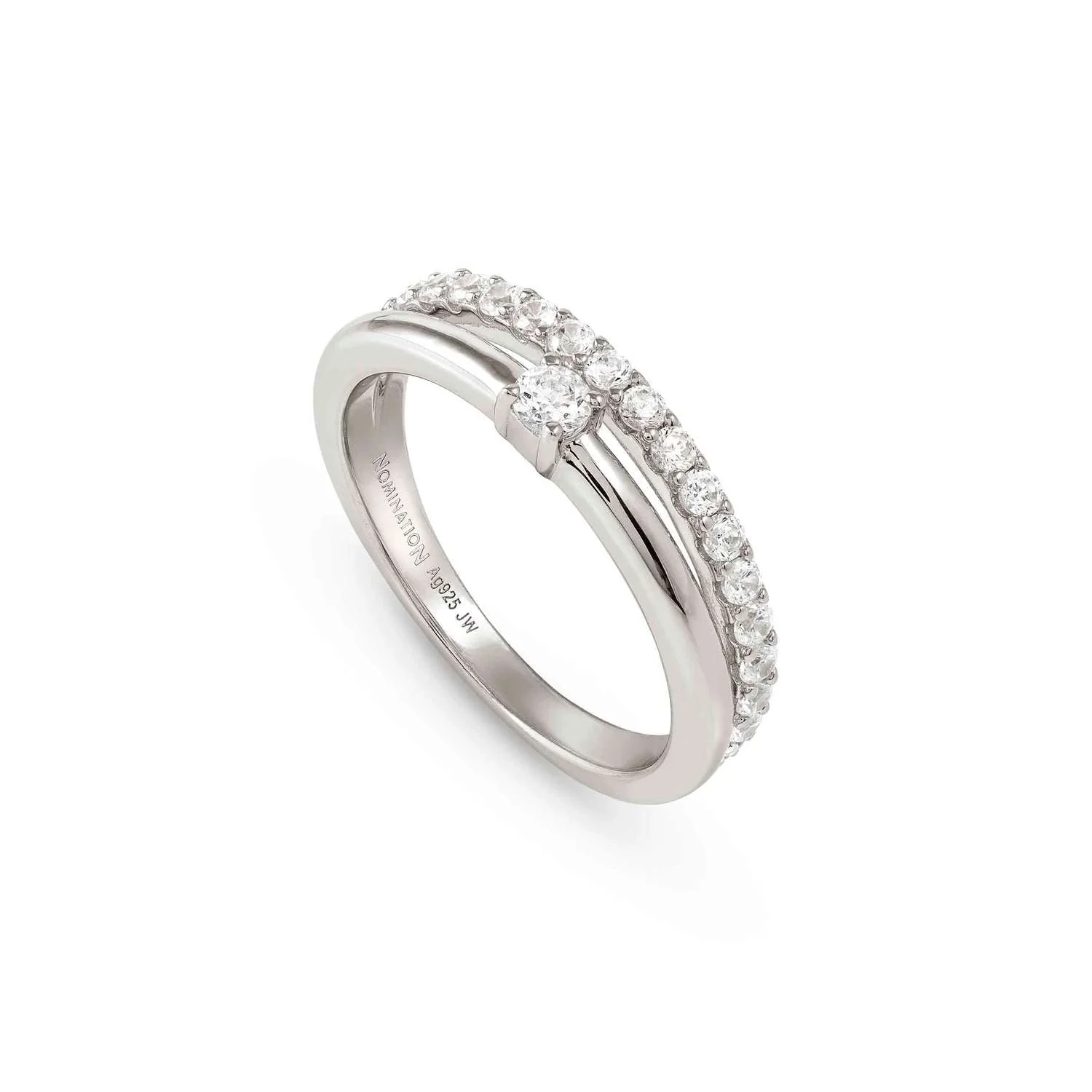 Nomination Silver Cosmiclove Cubic Zirconia Ring