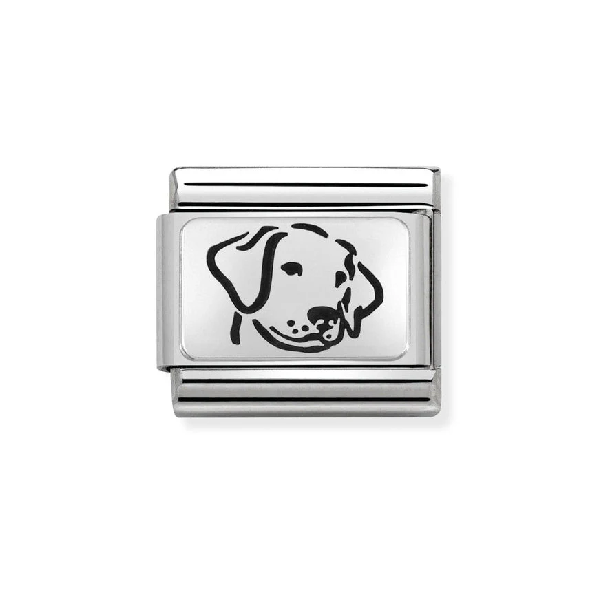 Nomination Classic Silver Dog Charm