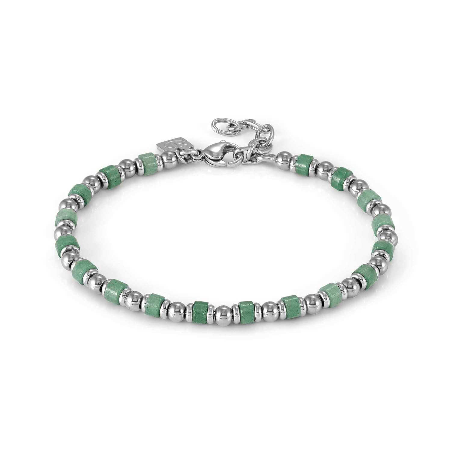 Nomination Classic Silver Instinct Green Aventurine Bracelet