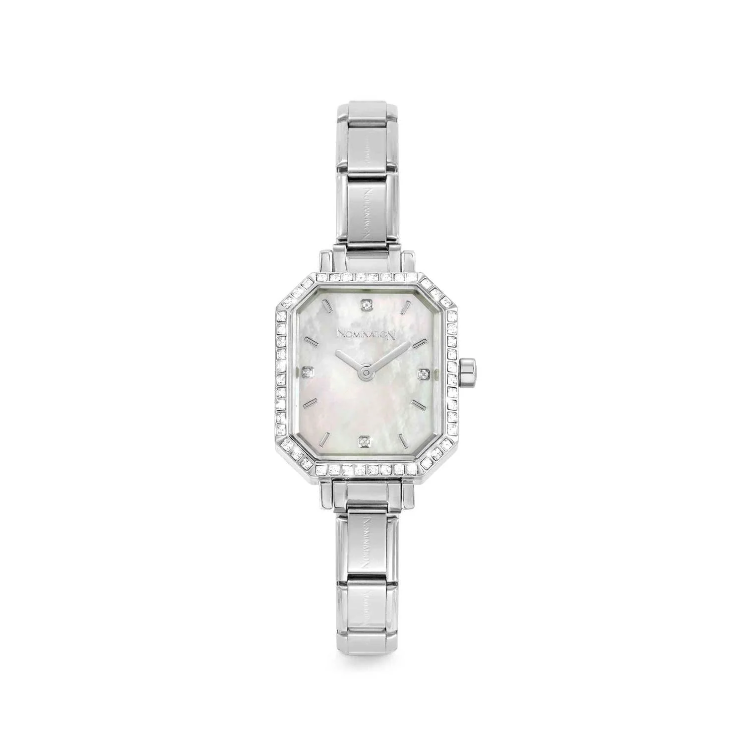 Nomination Silver Mother of Pearl Cubic Zirconia Watch