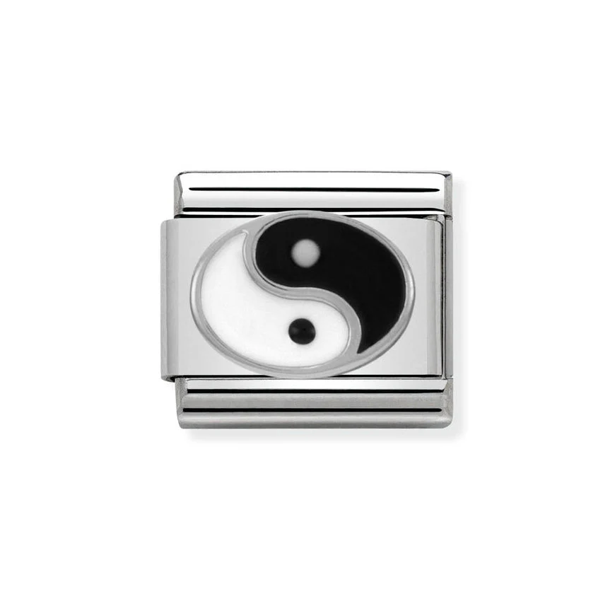 Nomination Classic Silver Ying Yang Charm