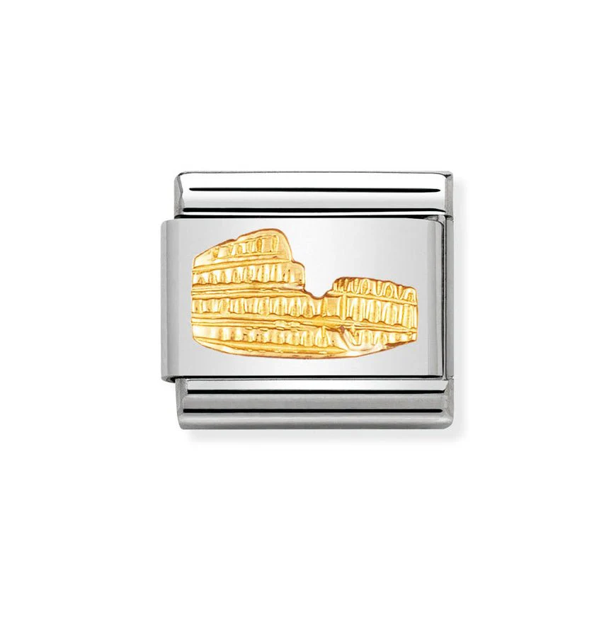 Nomination Classic 18ct Gold Colosseum Charm