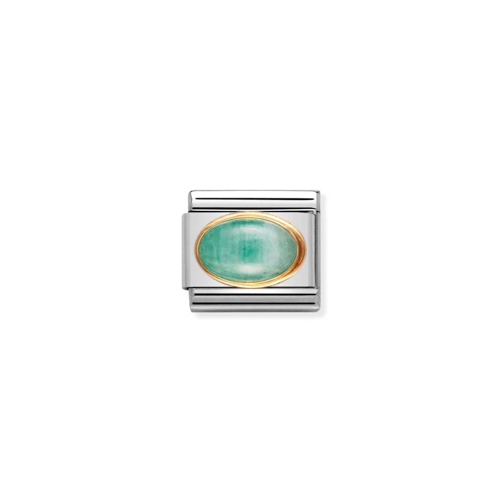 Nomination Gold Oval May Birthstone Charm